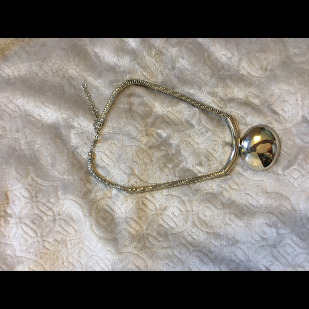 Silver plated necklace
